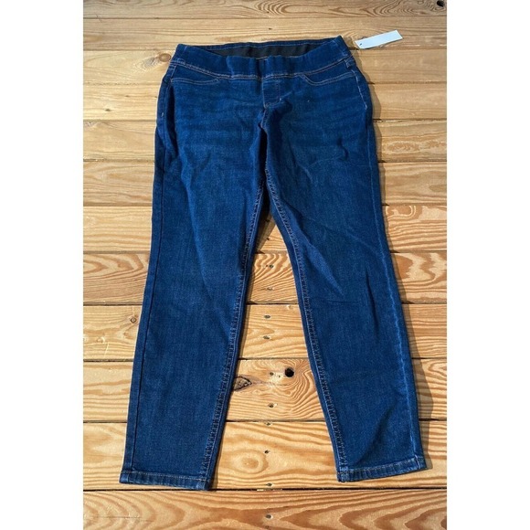 NEW Denim & Co Pull On Jegging Jeans Petite 6P Women’s Blue - Picture 1 of 9